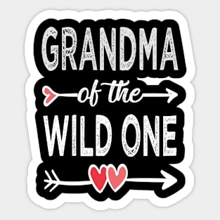 grandma of the wild one grandma Sticker